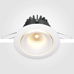 Lampa wpuszczana Yin 3000K 1x12W 60° Dim Triac DL031-L12W3K-D-W Maytoni - zdjęcie dodatkowe 1