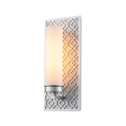 Kinkiet Ziggy – 1 źródło światła – Lakierowane srebro ZIGGY1-LS Elstead Lighting