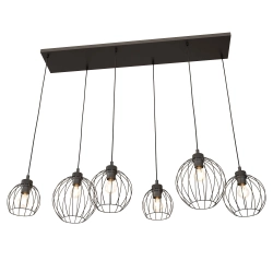 Lampa wisząca NANDO 6 BL 1369/6 EMIBIG Lighting - zdjęcie produktu