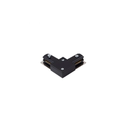 Złączka L do szyny montażowej TRACK 1 LINE L CONNECTOR Black AZ4739 AZZARDO