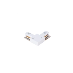 Złączka L do szyny montażowej TRACK 1 LINE L CONNECTOR White AZ4738 AZZARDO