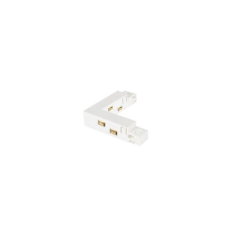 Alfa Złączka L do szyny magnetycznej jednofazowej Track Magnetic27 L Connector (white) AZ4720 AZZARDO