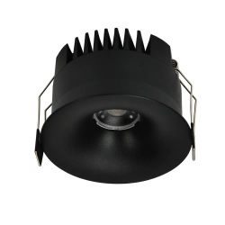 Oczko podtynkowe Zyra czarne LED CCT LP-1606/1RS BK LIGHT PRESTIGE