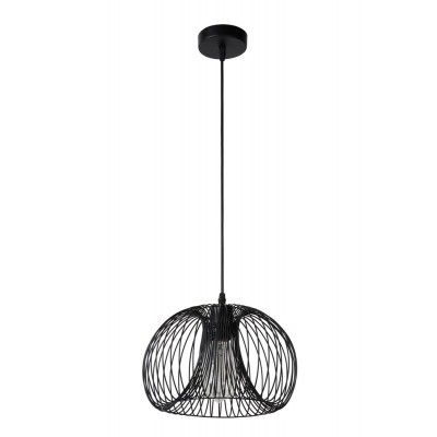 Lampa wisząca VINTI - Ø 30 cm - E27 - Black 02400/30/30 Lucide