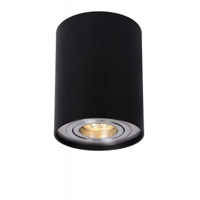 TUBE - Ceiling spotlight - Ø 9,6 cm - GU10 - Black 22952/01/30 Lucide