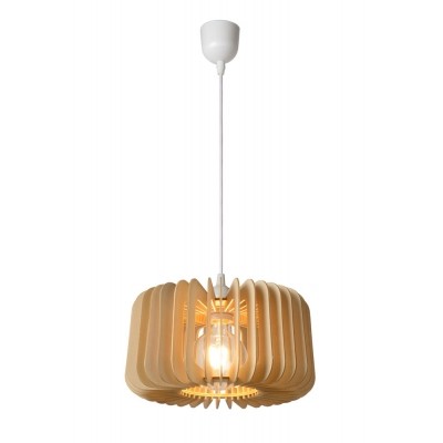 ETTA - Lampa wisząca - Ø 29 cm - E27 - Light wood 46406/29/76 Lucide