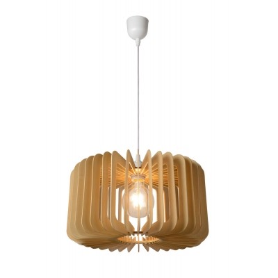 ETTA - Lampa wisząca - Ø 39 cm - E27 - Light wood 46406/39/76 Lucide
