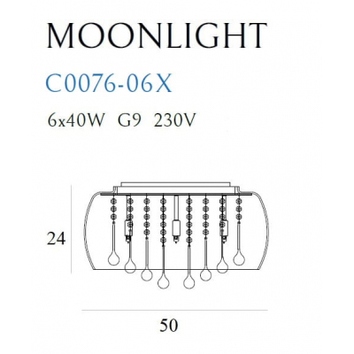 Plafon Moonlight C0076-06X