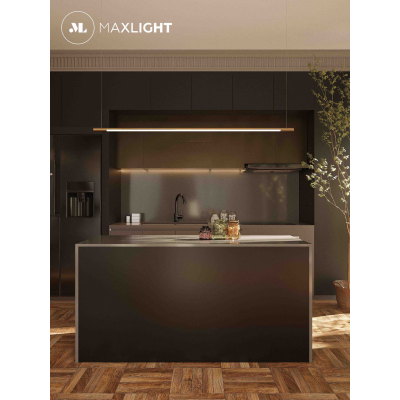 Maxlight Organic Horizon P0356D Lampa Wisząca Ściemnialna Złota MaxLight
