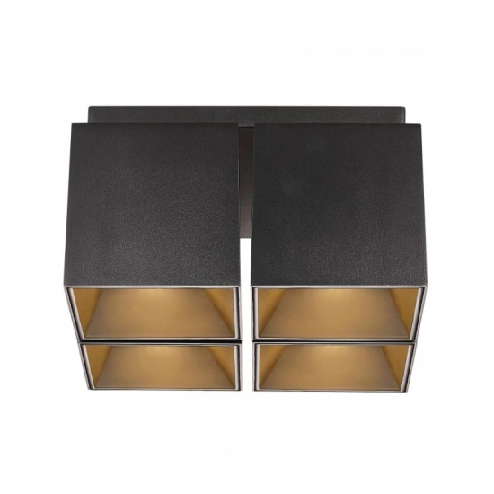 kinkiecik.pl Lampa sufitowa 4 klosze czarna ETHAN 2110430103 Nordlux
