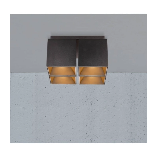 kinkiecik.pl Lampa sufitowa 4 klosze czarna ETHAN 2110430103 Nordlux