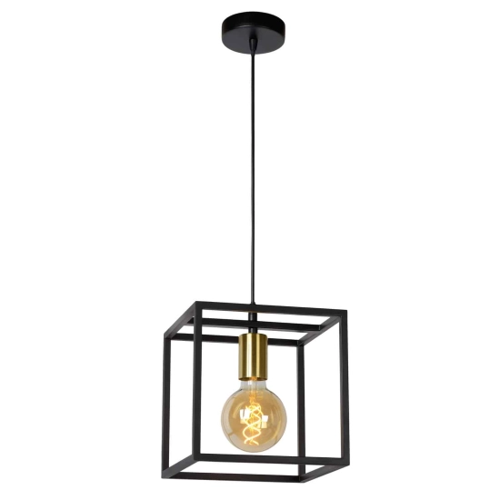 Lampa wisząca RUBEN 1xE27 czarny 00424/01/30 Lucide - zdjęcie produktu