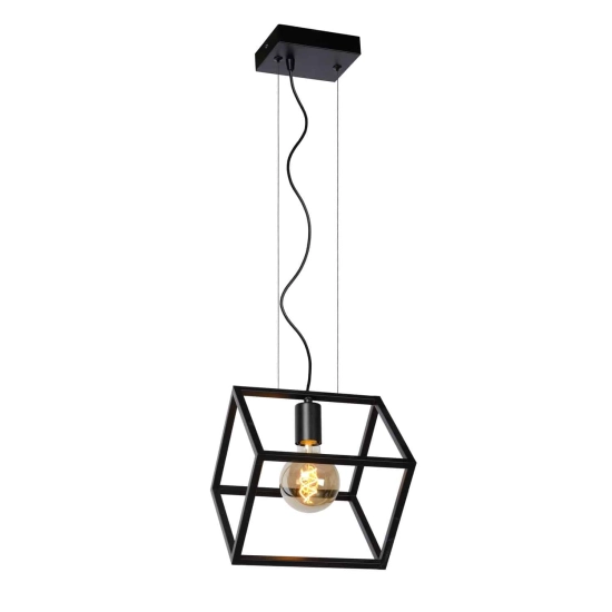 Lampa wisząca FABIAN 1xE27 czarny 00425/01/30 Lucide - zdjęcie produktu