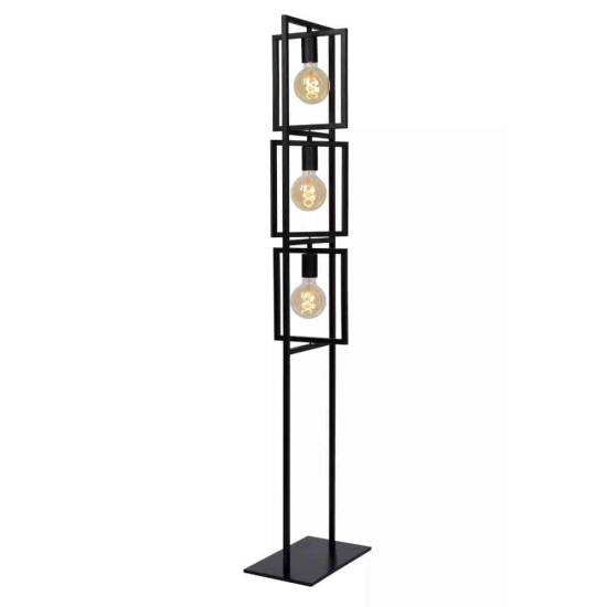 Lampa podłogowa 3xE27 czarny LUUK 00726/03/30 Lucide - zdjęcie dodatkowe 4