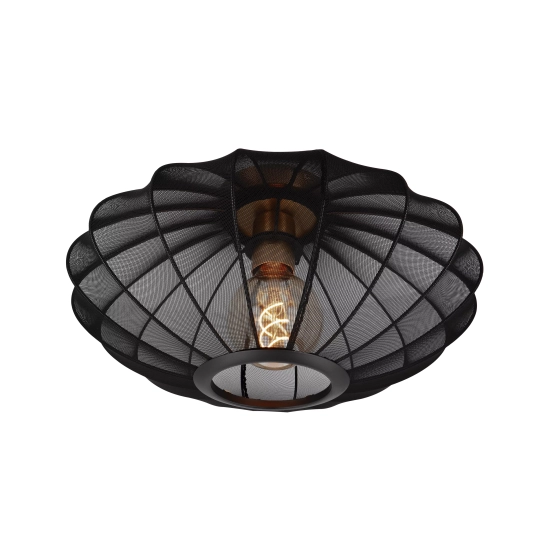 CORINA Lampa sufitowa Ø 40 cm 1xE27 czarny 03147/40/30 Lucide - zdjęcie produktu