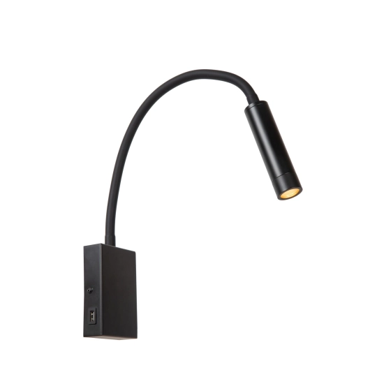 ALEC Kinkiet LED G9 1x3W 2700K USB czarny 03246/03/30 Lucide - zdjęcie produktu