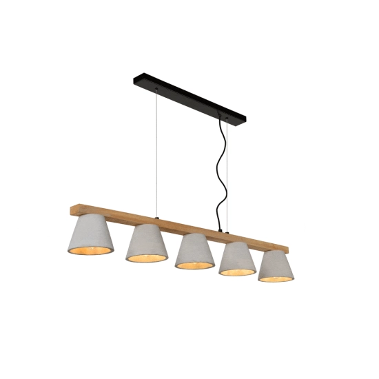 POSSIO Lampa wisząca E14 Taupe 03413/05/41 Lucide - zdjęcie dodatkowe 3