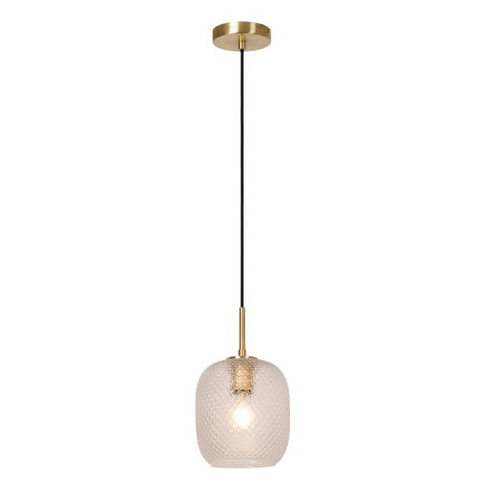 ALICENT Lampa wisząca Ø 18 cm 1xE27 złoty mat / mosiądz 03450/01/02 Lucide - zdjęcie produktu