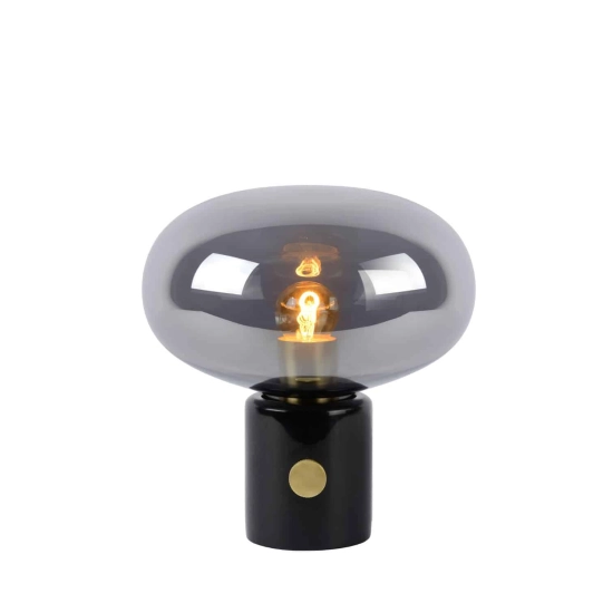 Lampa stołowa CHARLIZE Ø 23 cm 1xE27 przydymiony szary 03520/01/65 Lucide - zdjęcie produktu