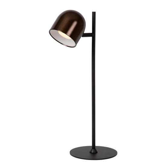SKANSKA RECH Lampa stołowa Battery pack LED Dim. CCT 1x3W 3000K/6000K IP44 Coffee 03649/03/96 Lucide - zdjęcie produktu