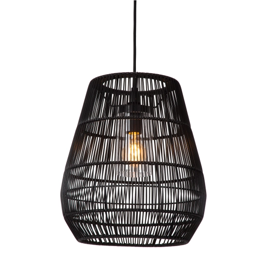 NERIDA Lampa wisząca Ø 35 cm 1xE27 IP44 czarny 03844/01/30 Lucide - zdjęcie produktu