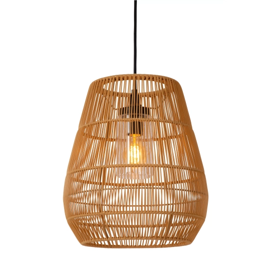 NERIDA Lampa wisząca Ø 35 cm 1xE27 IP44 Natural 03844/01/72 Lucide - zdjęcie produktu