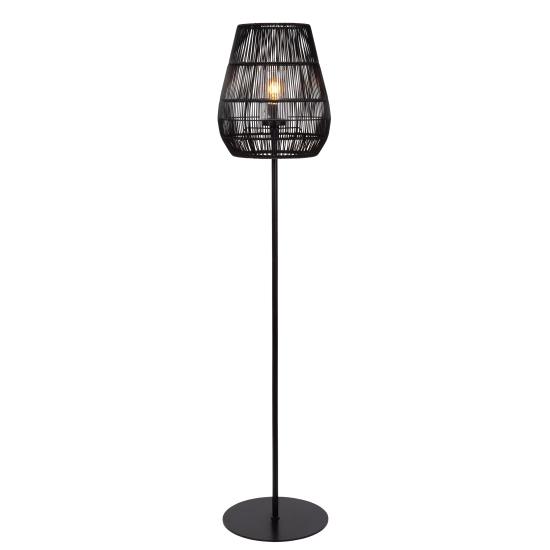 NERIDA Lampa stojąca Ø 35 cm 1xE27 IP44 czarny 03845/81/30 Lucide - zdjęcie produktu