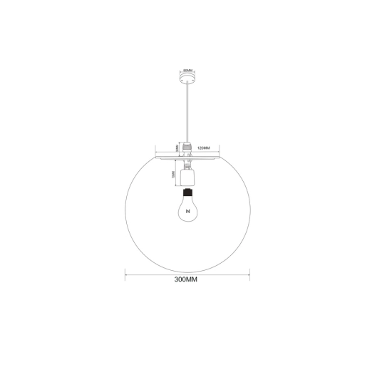 Lampa wisząca Erda O594PL-01B Maytoni - zdjęcie dodatkowe 2