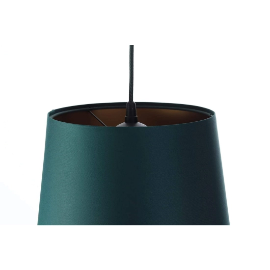 kinkiecik.pl Lampa wisząca Virgo MacoDesign wąski stożek odcienie zielonego butelkowa zieleń 070-202