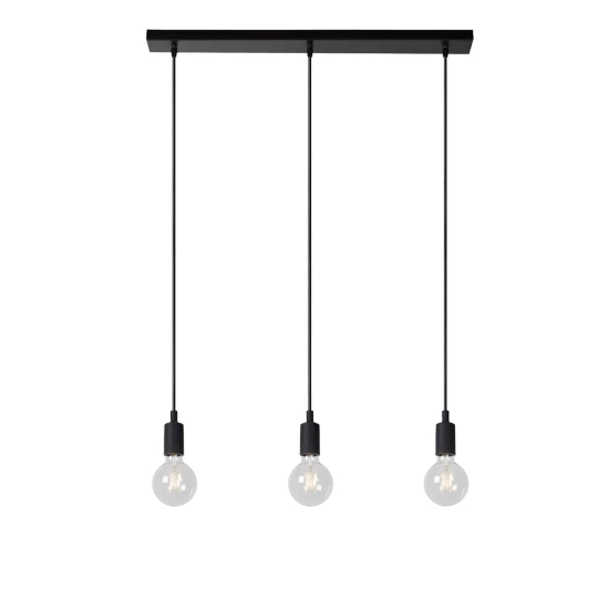 Lampa wisząca FIX MULTIPLE 3xE27 czarny 08408/03/30 Lucide - zdjęcie produktu