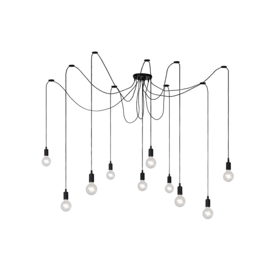 Lampa wisząca FIX MULTIPLE 10xE27 czarny 08408/10/30 Lucide - zdjęcie produktu