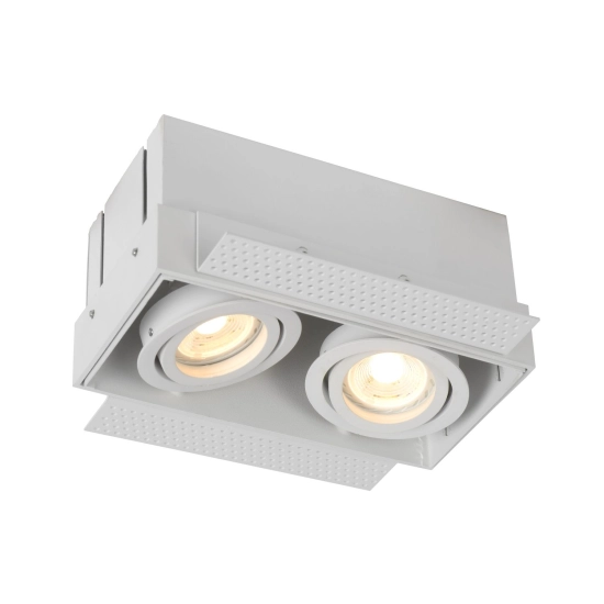 TRIMLESS Oprawa podtynkowa 2xGU10 biały 09925/02/31 Lucide - zdjęcie produktu