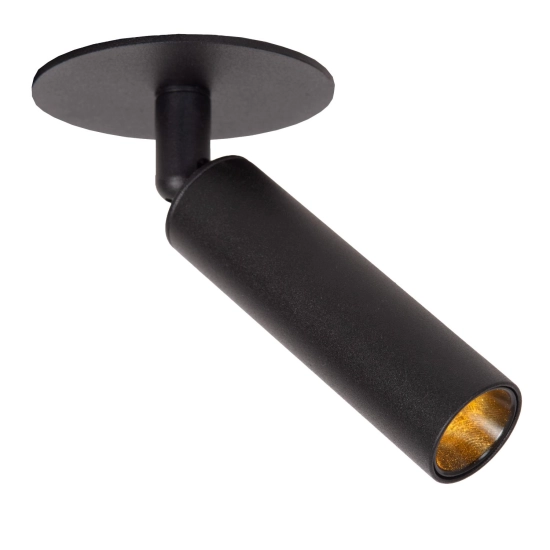 KEONI - Plafon spotlight - Ø 8 cm - LED - 1xG9 - Black - Essential 09944/01/30 LUCIDE