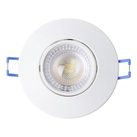 GEDREZ Oprawa do zabudowy zestaw 3XLED-CCT Ø90 Biały 300184 EGLO