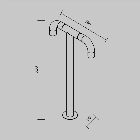 Oświetlenie krajobrazu Sleek O477FL-L4GF3K Maytoni - zdjęcie dodatkowe 7