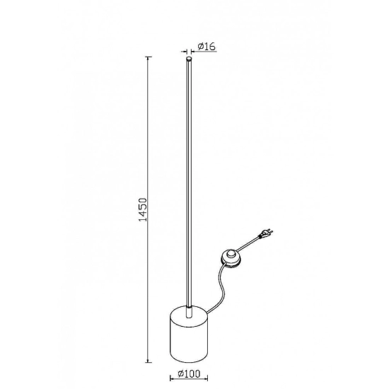 Lampa podłogowa Flow MOD147FL-L20BK1 Maytoni - zdjęcie dodatkowe 4