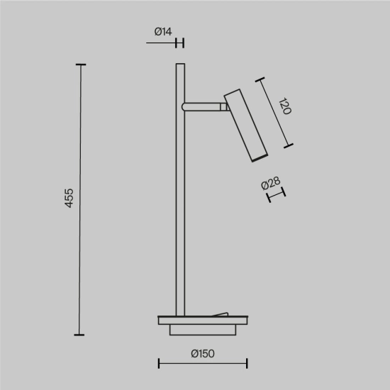 Lampa stołowa Estudo Z010TL-L8W3K Maytoni - zdjęcie dodatkowe 7