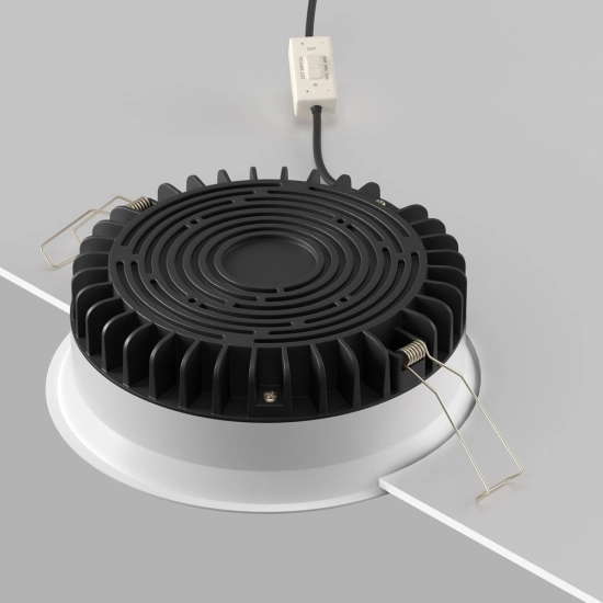 Lampa wpuszczana Okno 3000-4000-6000K 1x18W 100° DL055-18W3-4-6K-W Maytoni - zdjęcie dodatkowe 3