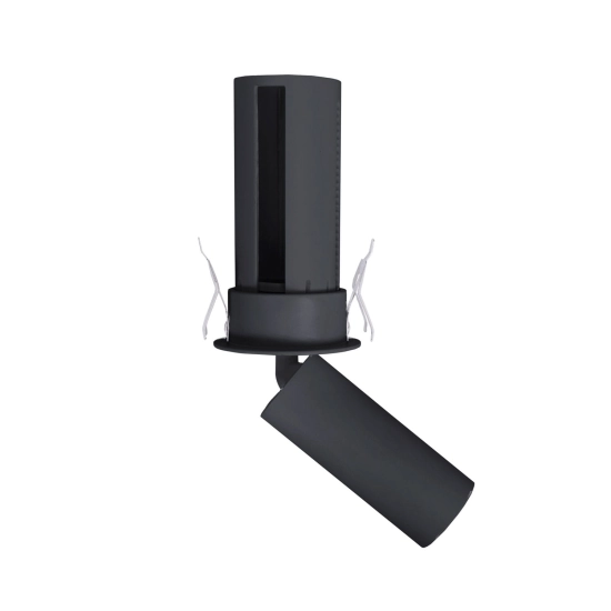 Lampa Sufitowa Halo E Black Podtynkowa H0129 MaxLight