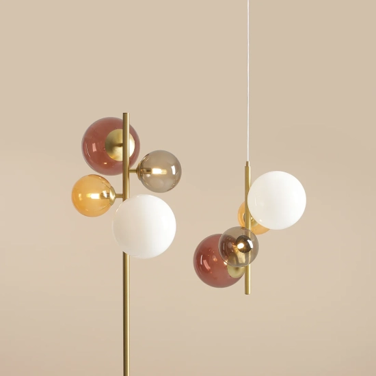BLOOM FLOOR MULTICOLOUR 1111A40 Nowoczesna lampa stojąca Aldex - zdjęcie dodatkowe 1