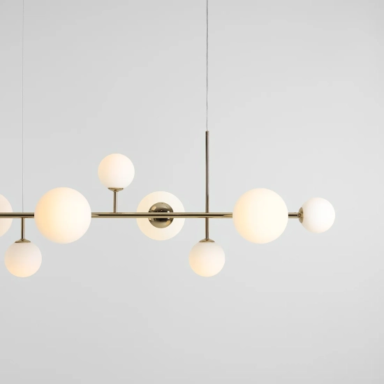 Lampa wisząca DIONE 9 ZŁOTY 1092N30 Aldex - zdjęcie dodatkowe 1