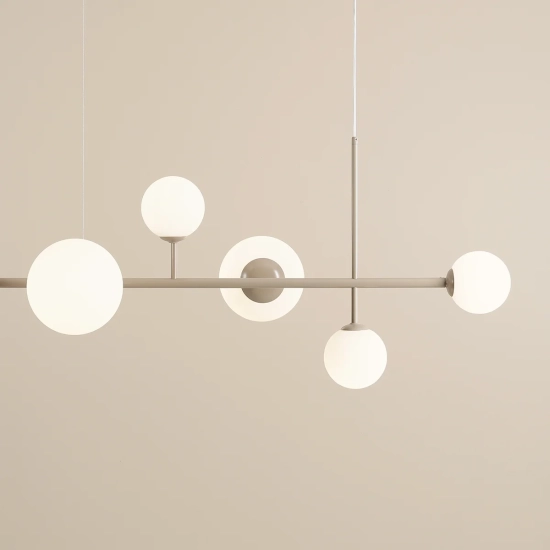 DIONE 6 BEIGE 1092K17 Nowoczesna lampa wisząca #colours Aldex - zdjęcie dodatkowe 3