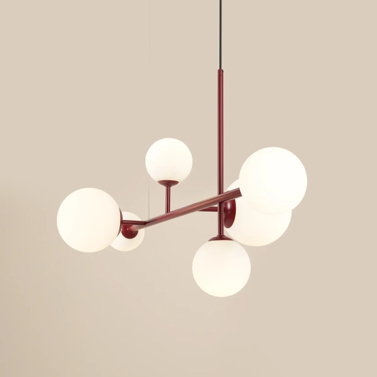 DIONE 6 RED WINE 1092K15 Nowoczesna lampa wisząca #colours Aldex - zdjęcie dodatkowe 3