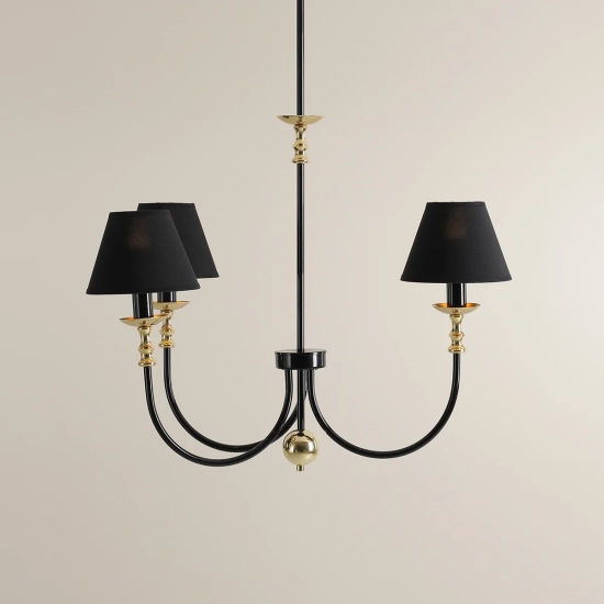 ROMA 3 CZARNY 1118E1 Elegancki żyrandol Aldex - zdjęcie dodatkowe 1