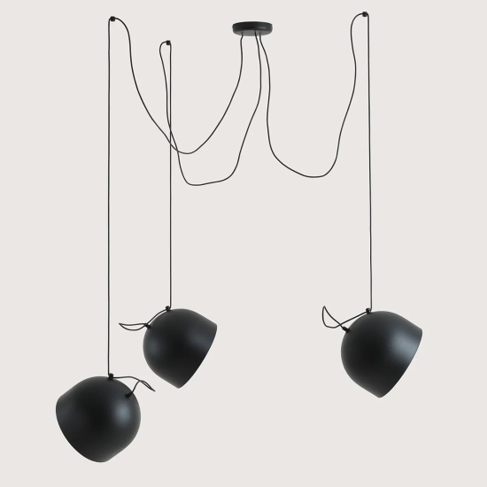 Lampa wisząca NOOR 3 CZARNY 1122E_1 Aldex - zdjęcie dodatkowe 1