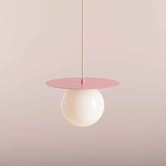 Lampa wisząca LOOP BABY PINK M 1125G18_M Aldex - zdjęcie dodatkowe 1