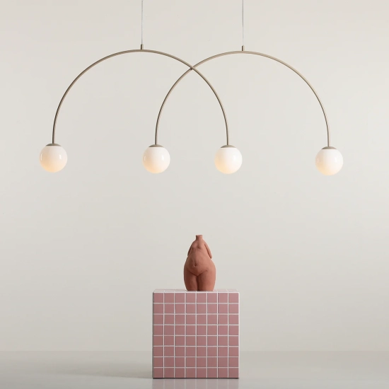 Lampa sufitowa UNA 4 BEIGE L 1116L17_L Aldex - zdjęcie produktu