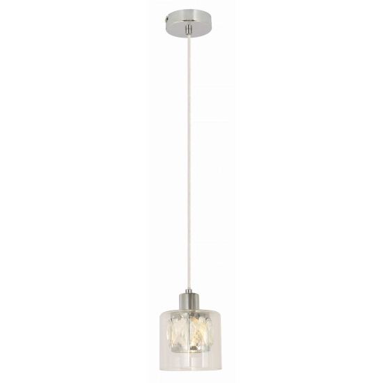 kinkiecik.pl Elmo - lampa wisząca 1 płomienna chrom. 1xE14 40W 338801-06 Reality