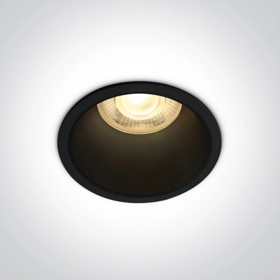Oprawa podtynkowa BLACK GU10 10W BLACK REFLECTOR DARK LIGHT 10105AD/B/B ONE LIGHT