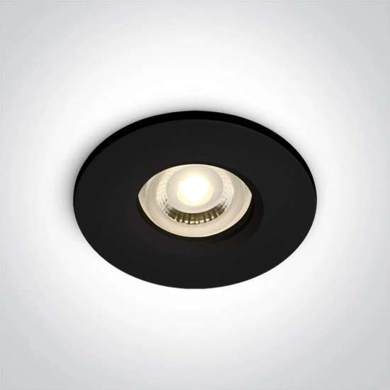 10105R1/B czarny wpust Corni GU10 50W IP65 One Light